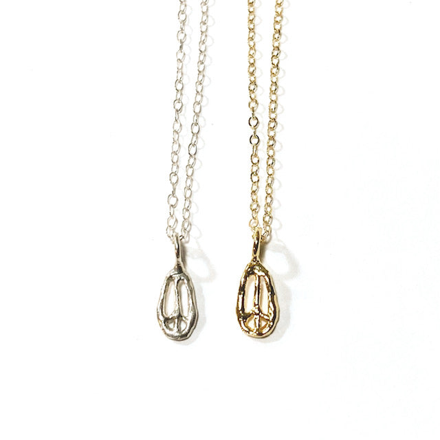Mini Peace Drip Necklace